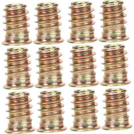 40 inserts filetés M6x13 en acier au carbone, connecteurs pour (1/5)