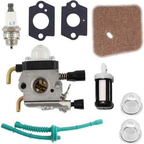 Carburateur - Pour Trimmer Stihl FS38 FS45 FS55 FS75 FS80 FS85 FC55 FC75 FC85 HL45 HL75 HT70 HT75 SP85 - Compatible Zama C1Q-S66 C1Q-S71 C1Q-S97A C1Q-S143 C1Q-S153 C1Q-S186 - Pièce Unique (1/4)