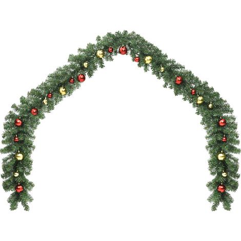 vidaXL Christmas Decorations with 1 LEDs Green 10 m PVC (1/10)