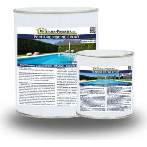 Peinture Piscine Epoxy - 1 Kg Blanc - MATPRO (1/5)