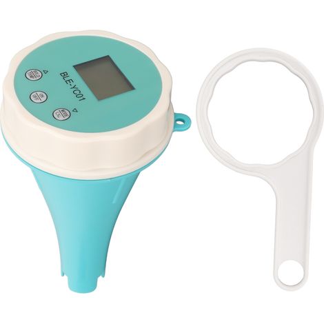 Testeur d'eau 6 en 1 pH/ORP/CL/Température avec application Bluetooth, enregistrement automatique des données, partage, batterie intégrée. (1/5)