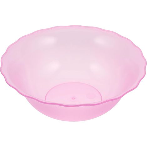 Bassine et Bords Festonnés, Portable et Confortable en Plastique Pourpre Finition Mate pour Soin du Visage pour Salon de Beauté Professionnel (1/5)