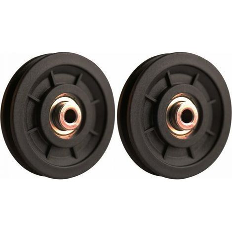 90-mm-Nylon-Rolle – Tragkraft 500 kg – Für Fitnessgeräte und Türsysteme – Einfache Montage (1/5)