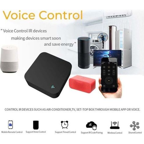 Télécommande infrarouge Tuya WiFi pour maison intelligente via climatiseur, prise en charge de tous les téléviseurs, (1/4)