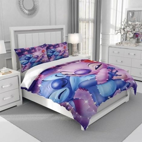 Basetbl – Kinder-Mikrofaser-Bettwäscheset 140 x 200 cm – Bettbezug und Kissenbezug 65 x 65 cm – Maschinenwaschbar im Schonwaschgang (1/5)