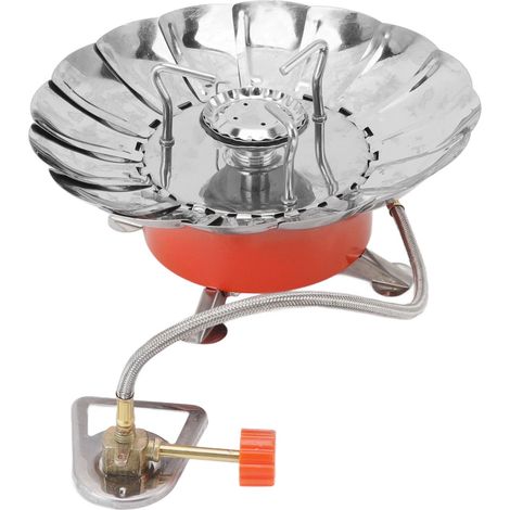 Mini réchaud de camping 2800W avec pieds pliables, réchaud portable pour la randonnée, le trekking et les activités de plein air (1/5)