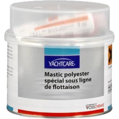 Mastic polyester Yachtcare spécial sous ligne de flottaison 500g avec durcisseur (1/2)