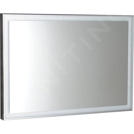 Miroir LUMINAR avec éclairage LED dans cadre 90x50cm, chromé (1/5)