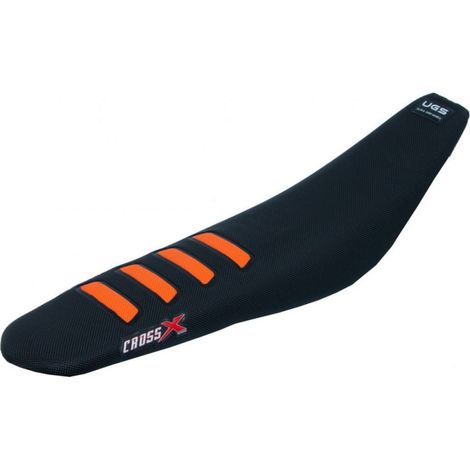 Housse de selle Ultra Bee 2023 - COLOR WAVE, Couleur : Noir Orange