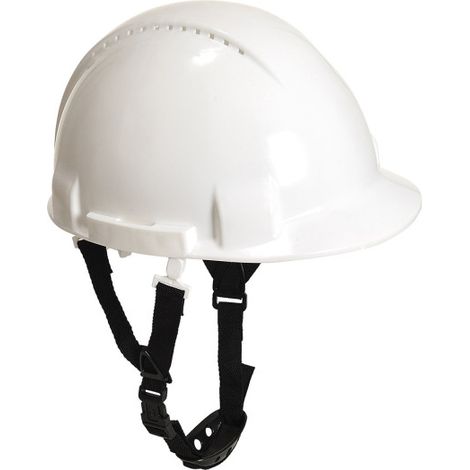 Casco para trabajos en altura, arnés de 67 puntos Monterosa PORTWEST PW97  Blanco