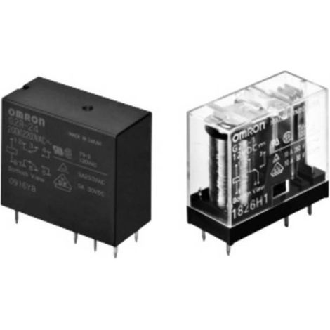 Omron G2R-24-DC12 Relais de puissance 12 V/DC 5 A 2 inverseurs (RT) 1 pc(s) Bag (1/2)