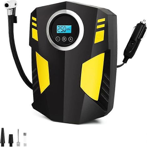 Gonfleur de pneus de voiture, compresseur d'air pour pneus, pompe à air électrique 12 V pour véhicules (1/5)