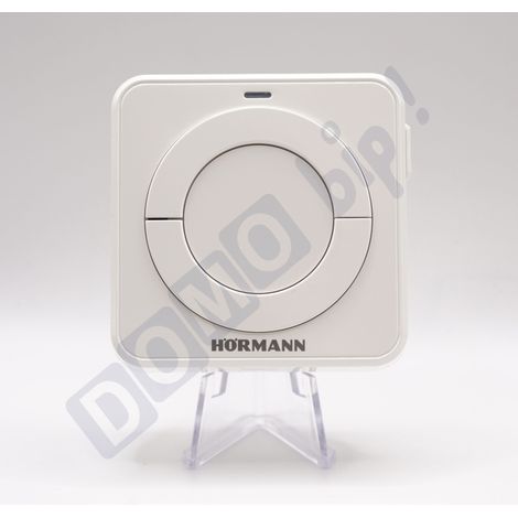 Bouton poussoir sans fil 2 canaux BiSecur – Commande murale sécurisée – Fréquence 868 MHz – Compatible motorisations Hörmann