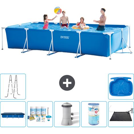 Intex Piscina con struttura Rettangolare - 450x220x84 cm - 7-pezzi S30259 (1/4)