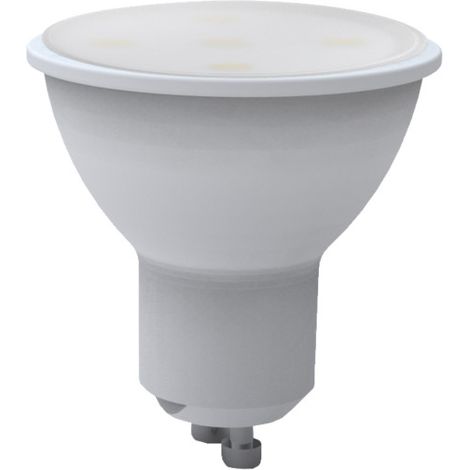 Ampoule Led Gu10 Douille Spotlight Lumière Blanc Chaud 5 Watts Mr16