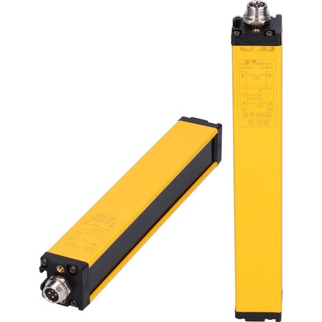 Sicherheitslichtvorhang mit Infrarotsensor (NPN-NO) und Montagezubehör (DC 10–30 V) (1/5)