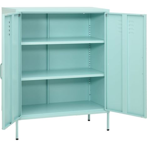 Armadietto Menta 80x35x101,5 cm in Acciaio vidaXL