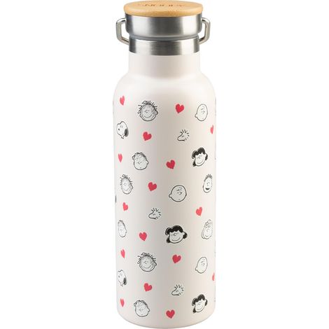 Grupo Erik Borraccia Termica Snoopy Love - Borracia Termica Bambini 500ml Acciaio Inox con Chiusura Ermetica e Manico per Palestra, Scoula e Ufficio  Idee Regalo Donna, Snoopy Gadget (1/5)