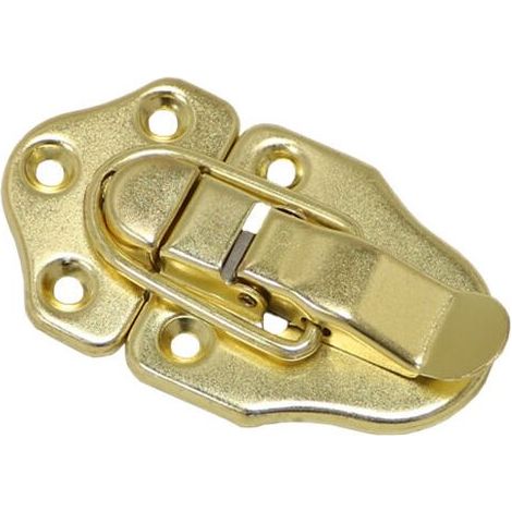 6 Fermoir à Bascule loquets Verrou à Bascule Fermeture a Levier Fermeture pour Coffret à Bijoux Coffrets Cadeaux Coffre à Outils Valise et Coffre - Or (1/5)