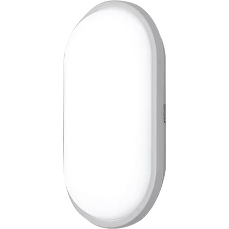 Ortviai Applique murale LED étanche pour salle de bain, balcon et extérieur – 110-240 V, design moderne et robuste en PVC (1/5)