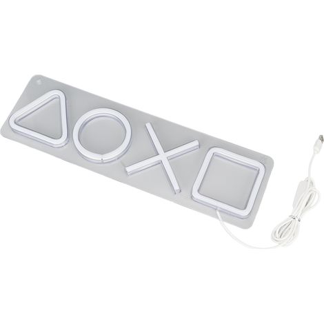 Enseigne lumineuse LED néon en forme de jeu - Décoration murale pour salle de jeux ou chambre - Décoration murale gaming (1/5)