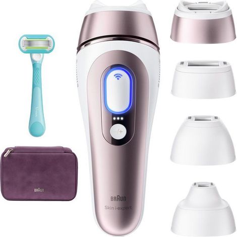 Epilatore IPL Braun Skin i-expert PL7431 Bianco e oro rosa