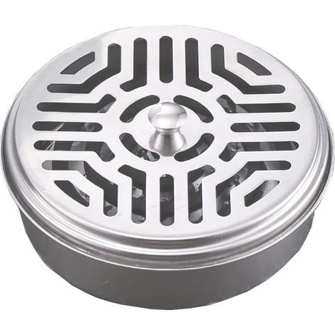 Stainless Steel Mosquito Spiral Holders for Mosquito Coils, Spiral Mosquito Repellent Coil Holder for Home, Garden, Camping, Fishing, Travel, Outdoor (1 Pieces)