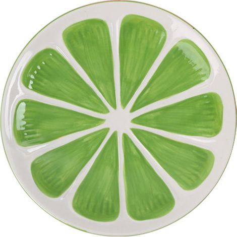 Bol En Céramique - 9 cm - Design Citron Peint À La Main - Pour Glace, Céréales, Desserts - Lot De 4 (1/5)