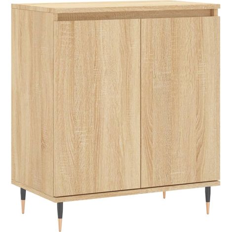 Aparador de madera contrachapada roble Sonoma 60x35x70 cm vidaXL (1/5)
