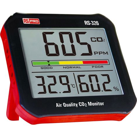 Appareil de mesure de la qualité de l'air RS PRO RS-326, +50°C max ( Prix pour 1 )