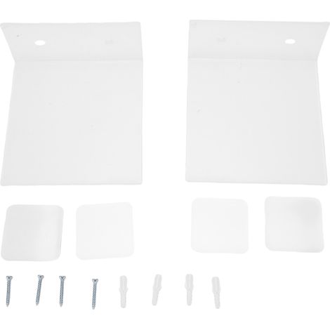 Étagère Murale Adhesive Transparent en Acrylique 2PCS 15x15cm Mini Support pour Décor (1/5)