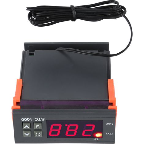 Contrôleur de Température Numérique avec Sonde, Thermostat Électrique 110‑220V (1/5)