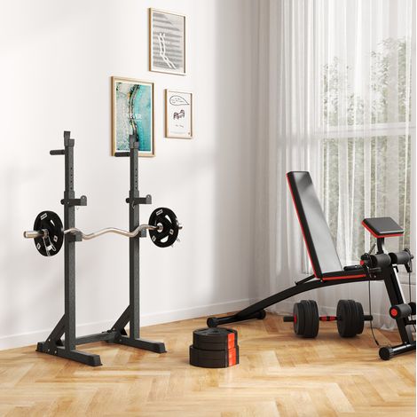 Set da 4 dischi da palestra 15 kg, 2 x 5 kg + 2 x 2,5 kg, foro 25 mm, nero DESVIAE (1/5)