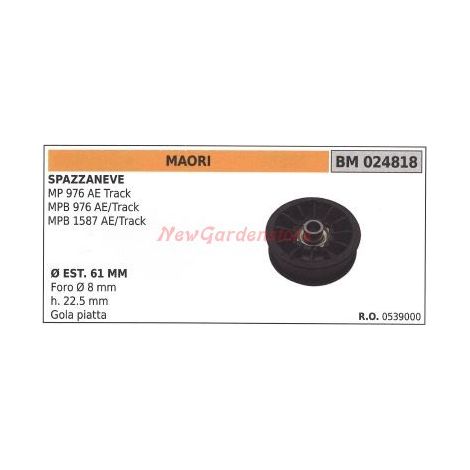Puleggia per spazzaneve MP 976 AE TRACK MAORI 024818