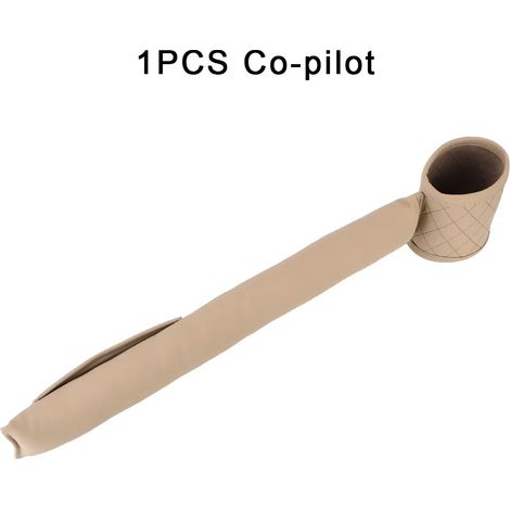 (Beige B) Boîte de rangement multifonctionnelle rembourrée et souple pour téléphone et cartes, coussin anti-fuites pour sièges auto, poches de remplissage pour espaces entre les sièges, en PU (1/5)