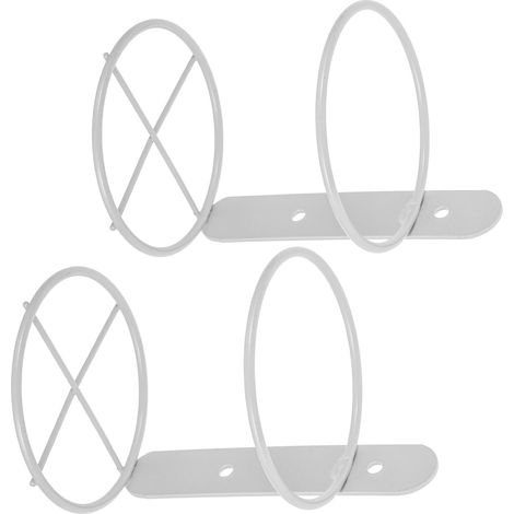 Support Mural pour Bouteille de Vin en Fer Blanc, Lot de 2 Pièces, Porte-bouteilles Robuste Touche Artistique, pour Dégustation et Décoration à Thème (1/5)
