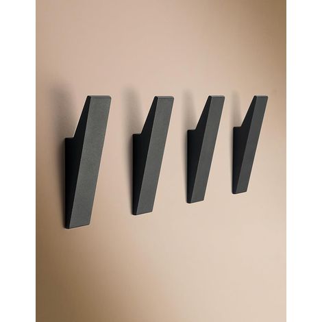 Design Hamburg Coat Hooks Black Wall Mounted (1/5)
