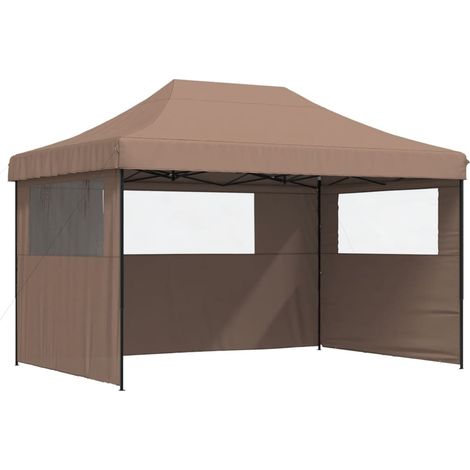 Maison Exclusive - Partyzelt Faltbar Pop-Up mit 3 Seitenteilen Br