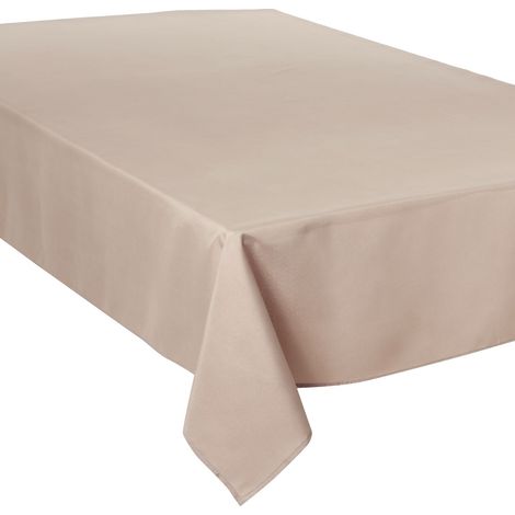 Atmosphera – Nappe rectangulaire antitache 300x150 cm – Polyester traité anti-taches – Lavable à 30° – Entretien facile