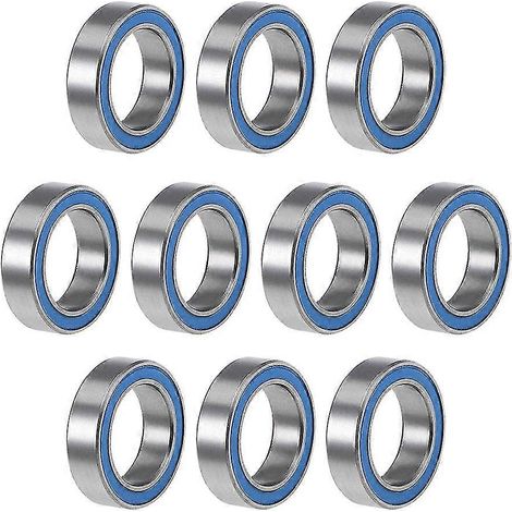 Lot de 20 roulements à billes miniatures à gorge profonde 6700 de haute qualité (10 x 15 x 4 mm), bleus. (1/5)