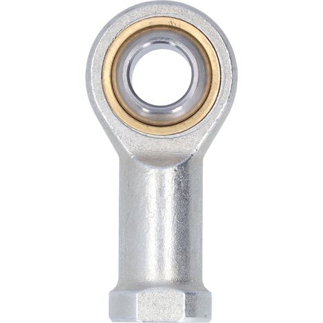 Douille à rotule SI12T/K en acier au carbone 16mm, filetage à gauche pour vérins hydrauliques et machines de génie civil. (1/5)