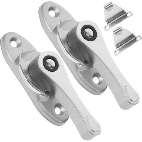 Verrous de Châssis 2 Pièces pour Fenêtres à Guillotine, Limiteurs d'Ouverture Adaptés aux Garçon et Filles, Solution de Remplacement pour Fenêtres Coulissantes