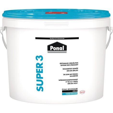 Colle à bois résistante à l'eau / Super 3 30 kg EN 204 : D3 Seau (1/3)