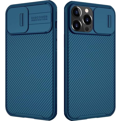 Elegante custodia classica testurizzata per iPhone 13 Pro Max, custodia protettiva antiurto dal design accattivante con copriobiettivo, copri fotocamera scorrevole, per Apple iPhone 13 P
