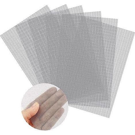 Grillage rigide en acier inoxydable 304 – Lot de 6 pièces 20 x 30 cm – Maille fine 1mm pour barrière anti-rongeurs et débris (1/4)