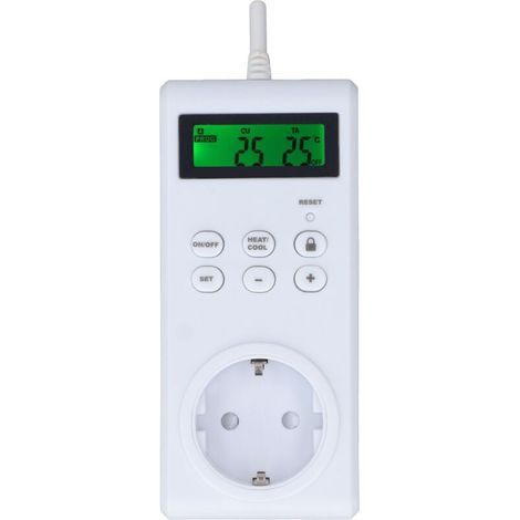 Sortie de Thermostat sans fil, Programmable, régulateur de température automatique, interrupteur, prise ue, 230V (1/5)