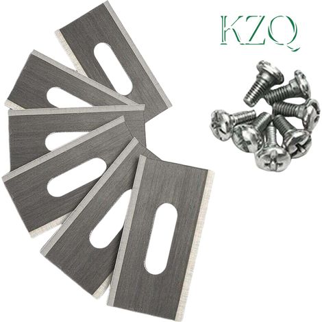 Packung mit 30 doppelseitigen Edelstahl-Rasenmessern 36,5 x 18,5 x 0,65 mm - KZQ
