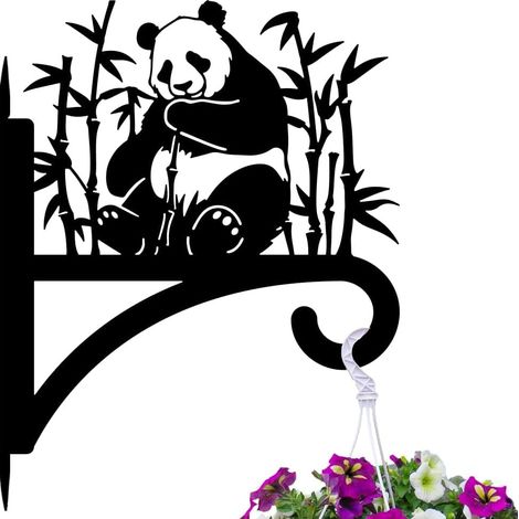 Support Mural Pour Plantes - Support Métallique Résistant Aux Intempéries - Dimensions 30 x 36 cm - Charge Maximale 20 kg - Pour Jardin Terrasse Intérieur Extérieur - Lot de 1 (1/5)
