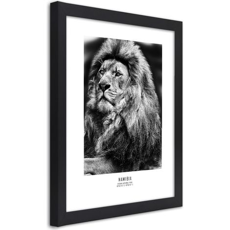 Quadro con cornice, Simbolo dell'Africa - 20x30 (1/5)