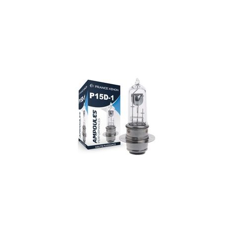 Ampoule P15D-1 35/35W 12V Halogène ORIGINE P15D-25-1 - FRANCE-XENON - Moto (1/3)
